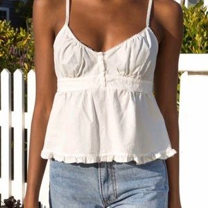 White Tiffany tank